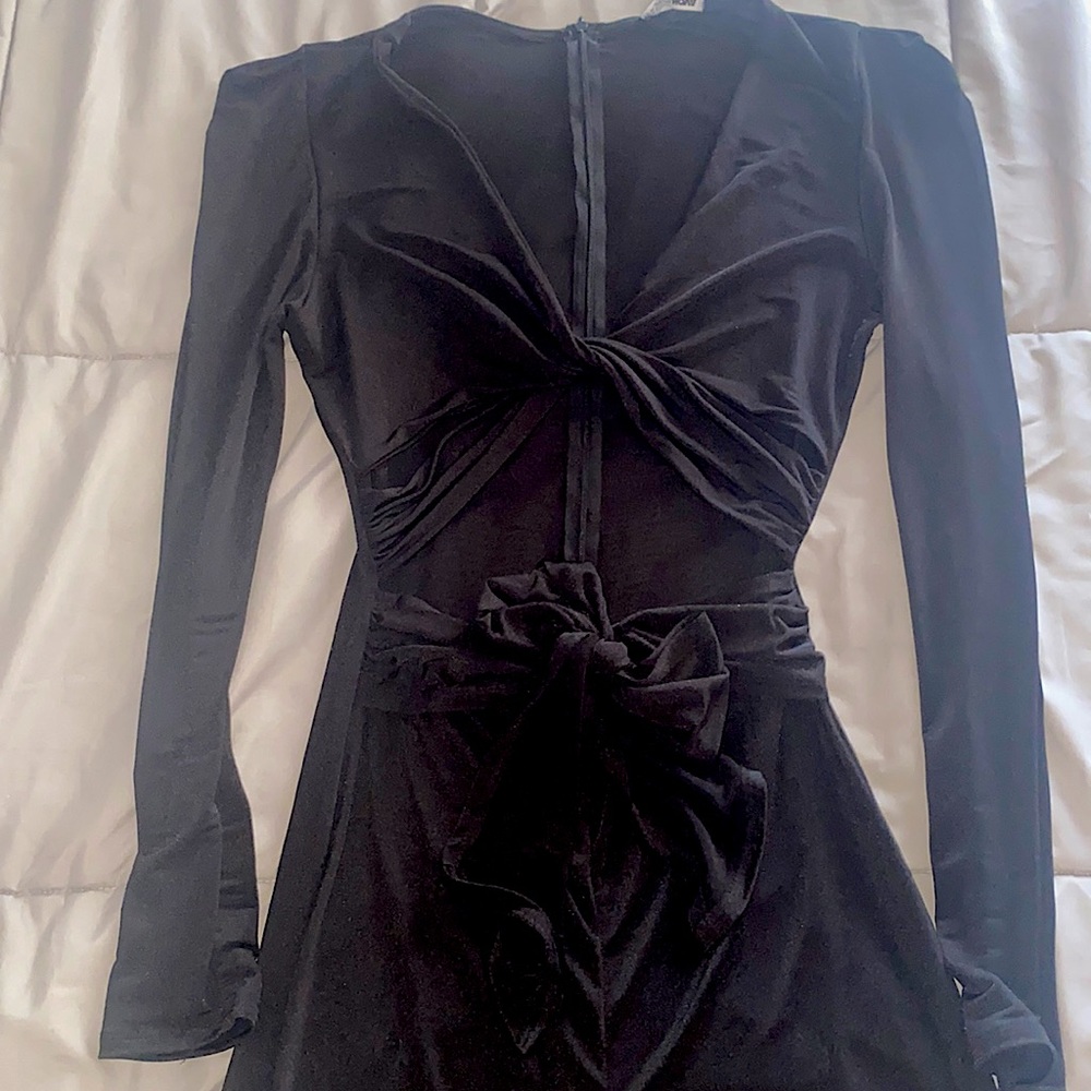 Cut out black jumpsuit